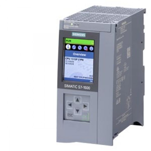 Siemens SIMATIC S7-1500 CPU 1515F-2 PN – 6ES7515-2FN03-0AB0 Siemens 6ES7515-2FN03-0AB0 SIMATIC S7-1500 CPU 1515F-2 PN Fail-Safe CPU