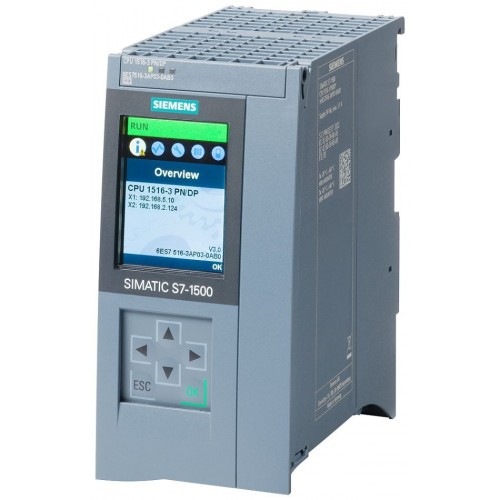 Siemens SIMATIC CPU 1516-3 PN/DP – 6ES7516-3AP03-0AB0 Siemens 6ES7516-3AP03-0AB0 SIMATIC S7-1500 CPU 1516-3 PN/DP